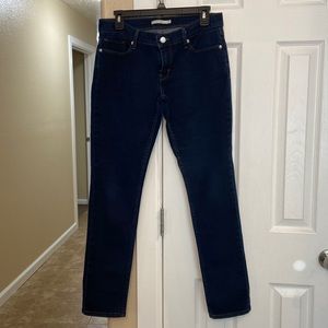 Levi-Strauss and CO skinny jeans women Dark Denim